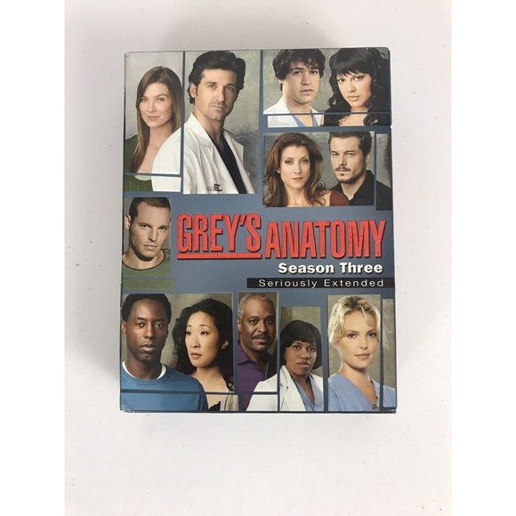 GREY'S ANATOMY SEASON 3 DVD Seriously Extended Exclusive 7 CD Set - Picture 1 of 4
